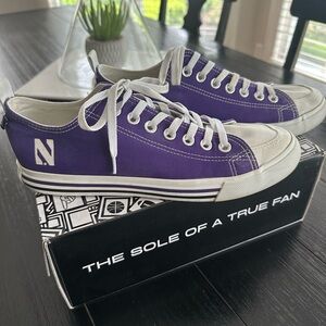 Northwestern University Kicks Sneakers Unisex M8/W10